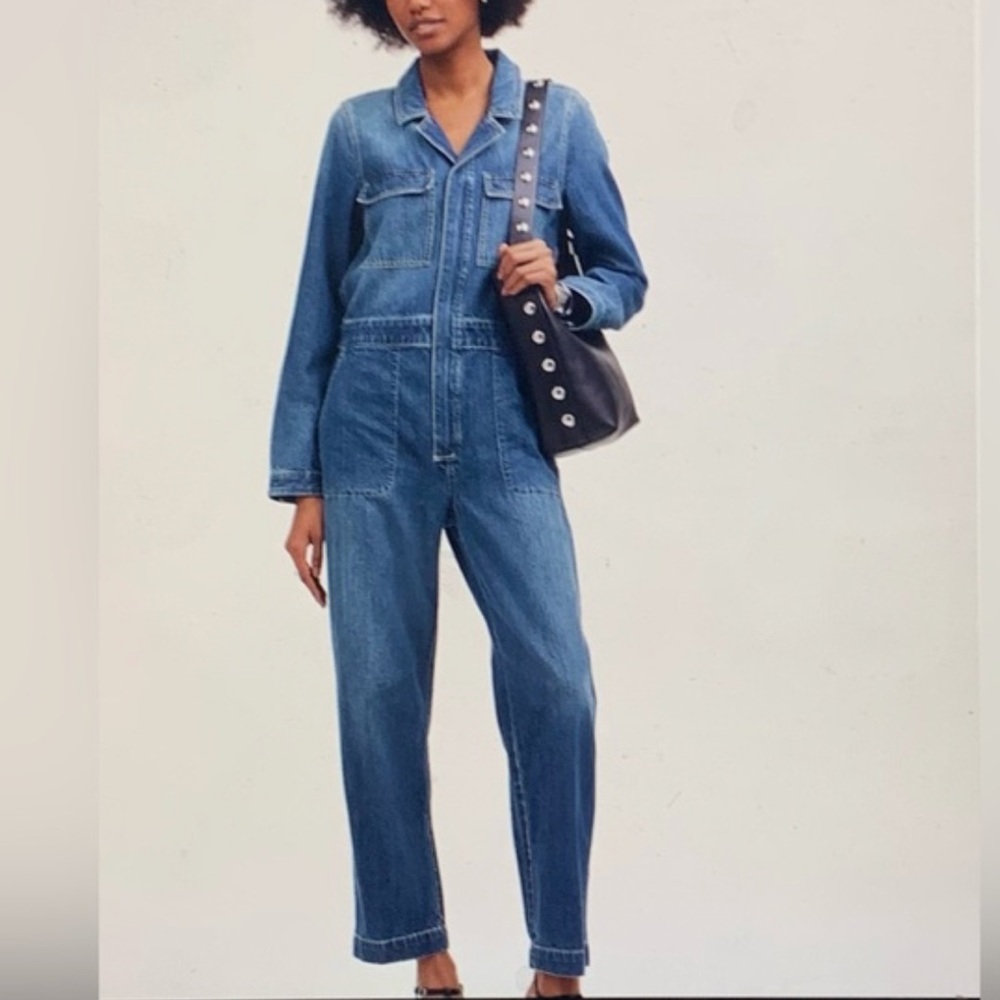 Madewell Denim Coveralls Utility Jumpsuit NWT
